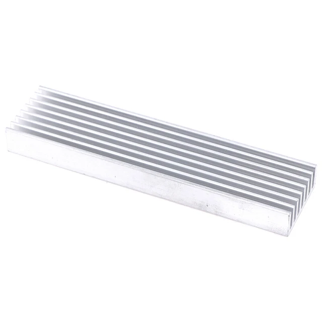 100*25*10mm Aluminum High Power Heatsink Electronics Radiator`hg
