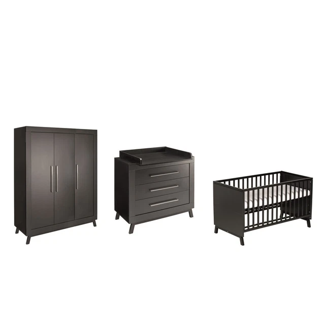 Schardt Kinderzimmer Set MIAMI BLACK 4-teilig TOP