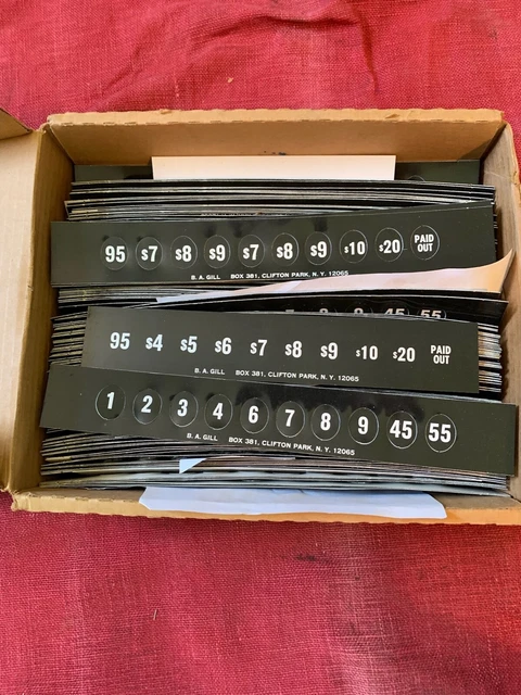 Original National Cash Register  Number Sets