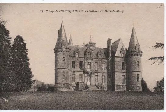 CPA -  MORBIHAN - CAMP de COËTQUIDAN - Château du Bois du Loup