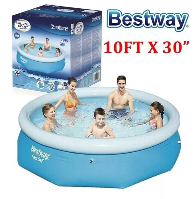 Bestway 10ft Fast Set Pool, Round Swimming Paddling Pool, NEW!