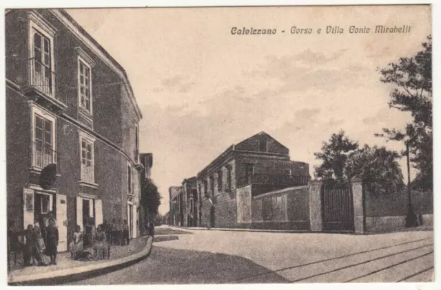 23-24103 - Napoli Calvizzano - Corso E Villa Conte Mirabelli Viaggiata 1935