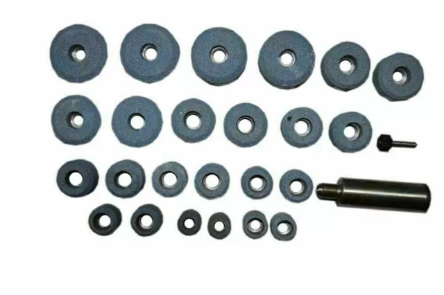 Sioux Valve Seat Grinding Wheels Set Of 20 Pcs   Stone Holder Star Drive 11/16"