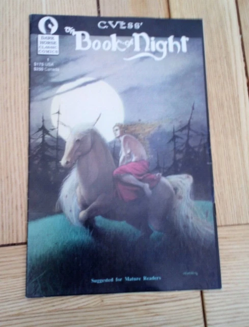 THE BOOK OF NIGHT 1, CHARLES VESS, DARK HORSE COMICS, July 1987,