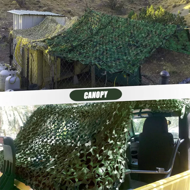 3m x 5m Camo Net Hunting/Shooting Camouflage Hide Army Camping Woodland Netting