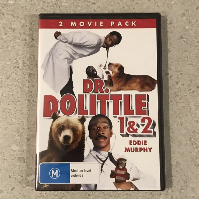 DR DOLITTLE DVD Eddie Murphy (2 Movie Pack) Region Brand