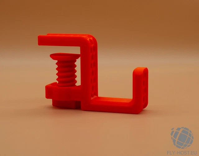 Headphone Clamp | Kopfhörer Klammer | Kopfhörer Halterung | Orange - 3D Druck