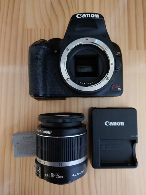 CANON EOS KISS X3 DSLR Camera 18-55mm Kit Used $275.47 - PicClick CA