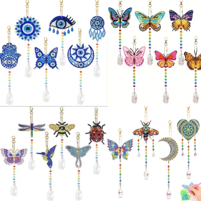 DIY Diamond Painting Double-sided Hanging Rotatable Wind Chime