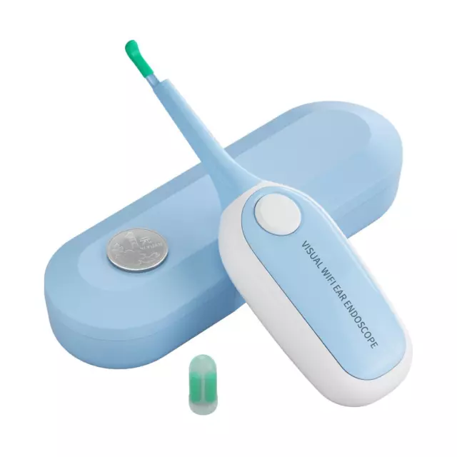 Ménage de nettoyeur d'otoscope d'oreille numérique avec caméra  LED pour