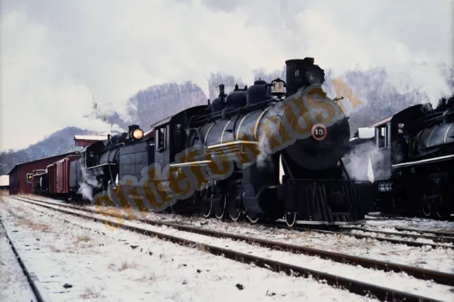 Vtg 1980 Train Slide 15 EBT East Broad Top Steam Engine Rockhill PA X5D041