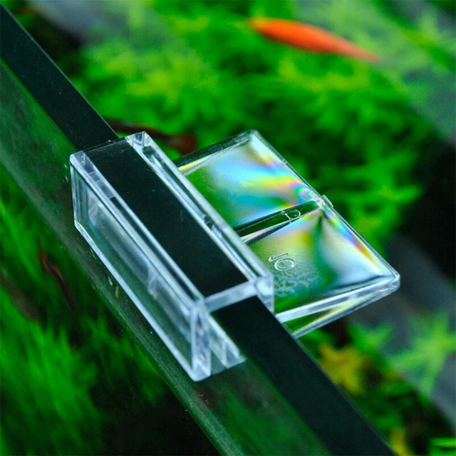 4X Acrylic Aquarium Fish Tank Clips Glass Cover Support Holder Aquatic Pet Parts