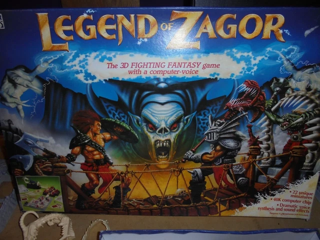Jeu De Société LEGEND OF ZAGOR – Parker 1993 – Plateau 3D Fantastique