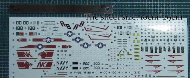 1/72 decals for F-14  TOMCAT (64109d)