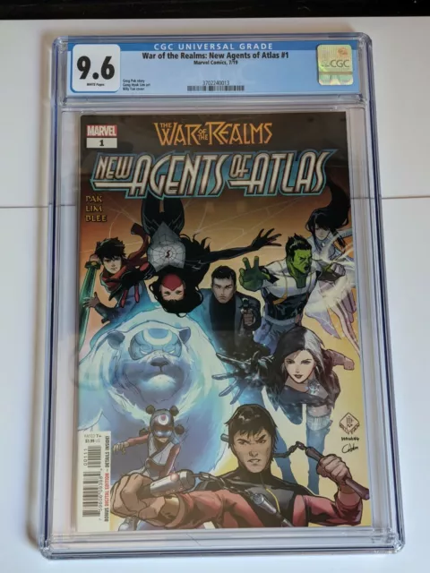 War of the Realms: New Agents of Atlas #1 CGC 9.6 1st app Luna Snow, Wave, Aero