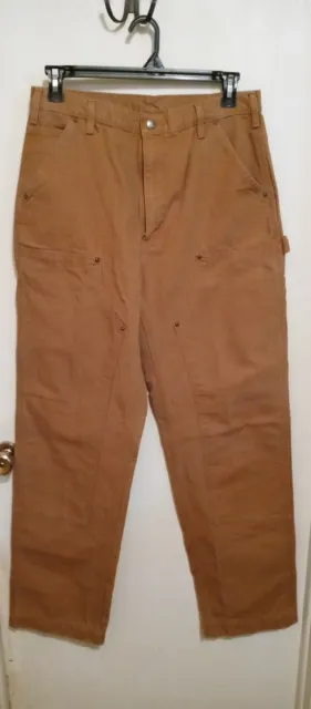 CARHARTT MEN'S ORIGINAL Dungaree Fit Khaki Pants. Size 34/36 $19.99 ...
