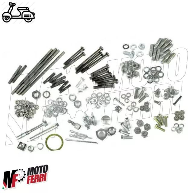 Mf0523 - Kit Perni Bulloni Dadi Restauro Vespa 50 Special Rln Pk Motore Telaio 2