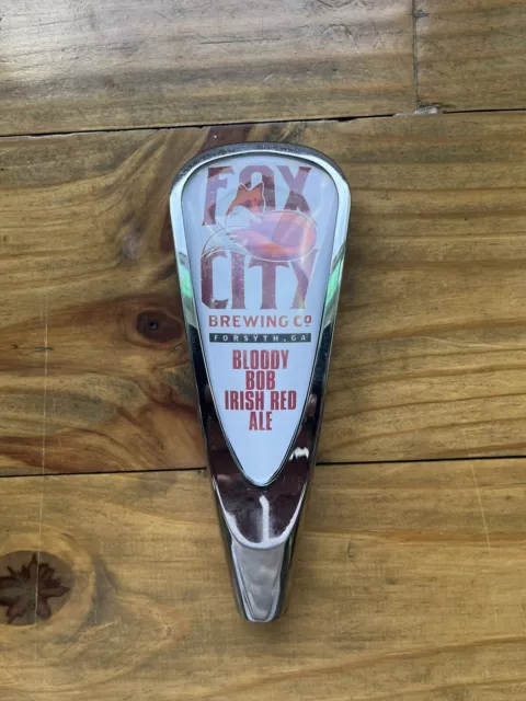 Fox City Brewing Co. Tap Handle Keg Draft Pub Brew Bar Brewery Forsyth Georgia