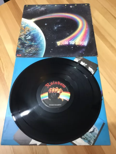 RAINBOW Original Vinyl Album DOWN TO EARTH.. 1979 Polydor POLD 5023 U.K. Press