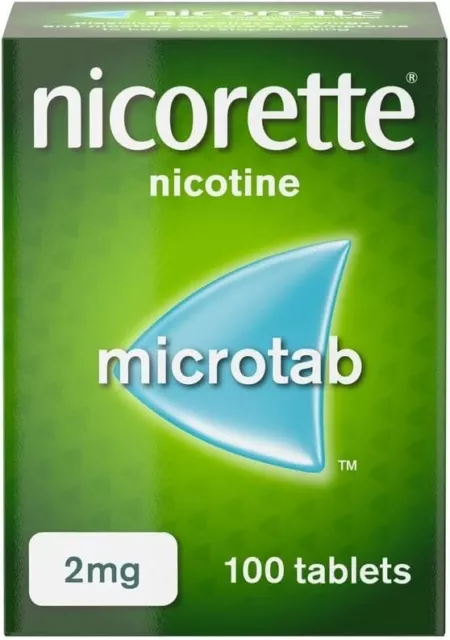 Nicorette Microtab 2 mg 100 Sublingualtablette Nikotin Neu