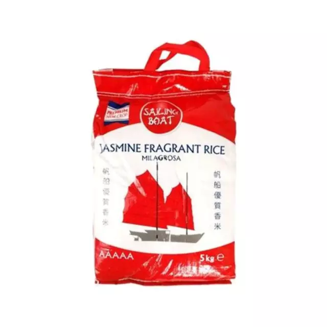 Fragrant Jasmine Rice 5kg. (Sailing Boat)