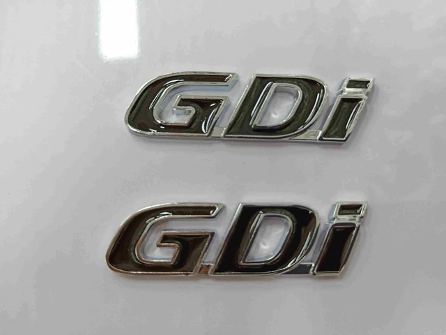 2 pz Nuovo Distintivo Baule Posteriore Metallo Metallo Nero GDi per Hyundai Veloster 2011-2020