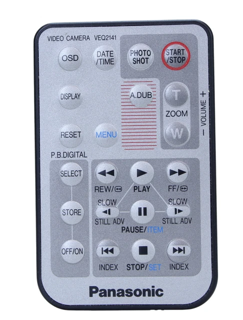 Télécommande D'origine JVC RM-V704U Pour Caméscope Mini DV - Pièce D'occasion Garantie 6 Mois