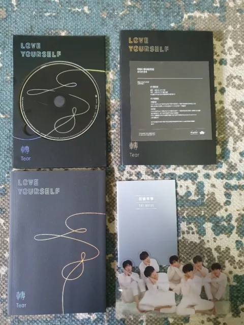 BTS Love Yourself: Tear (Y Version) + Lyrics book, Standing card (No Photocard)