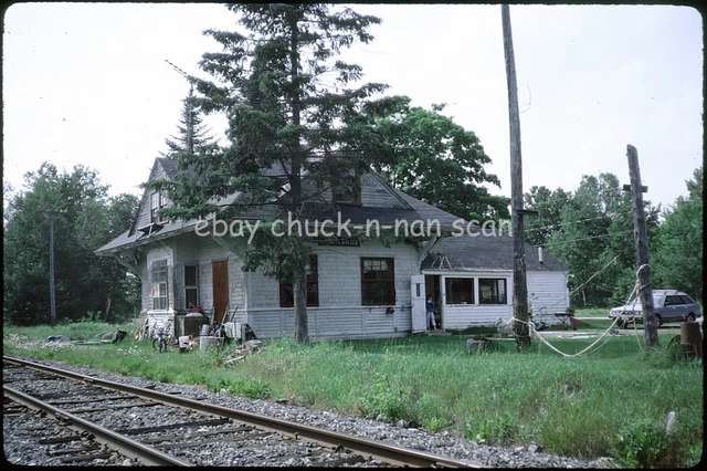Original Slides Boston & Maine BM Highlands Station Jefferson NH 1985