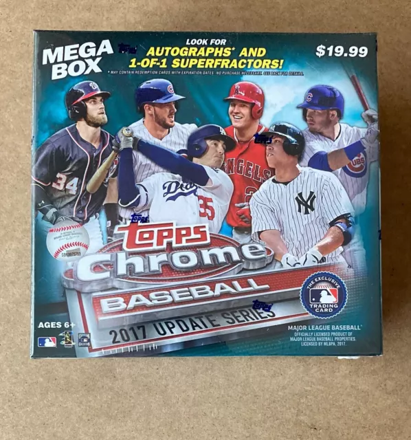 2017 Topps CHROME UPDATE MLB Baseball MEGA BOX Factory Sealed Look for Judge RC