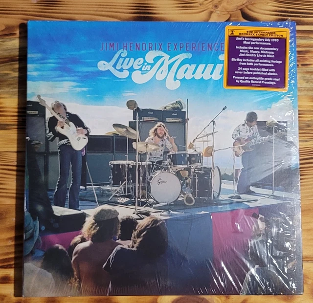 JIMI HENDRIX EXPERIENCE Live In Maui Num rot 1045 3 LP Avec Blu Ray jimi-hendrix-experience-live-in-maui-num-rot-1045-3-lp-avec-blu-ray