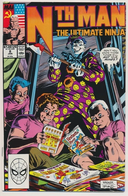 Nth Man #8 Comic Book - Marvel Comics!  The Ultimate Ninja