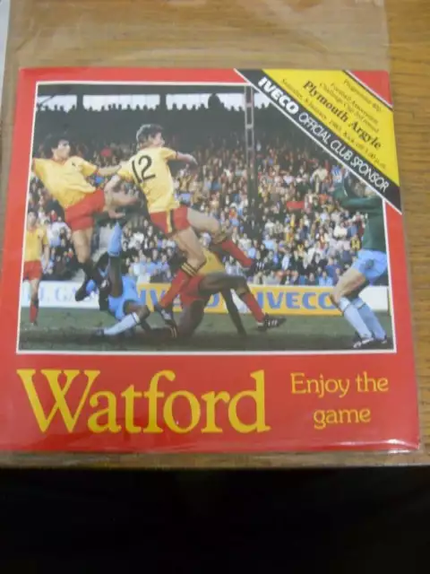 08/01/1983 Watford v Plymouth Argyle [FA Cup]