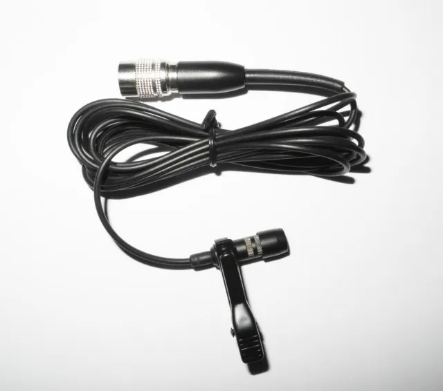 Condenser Lapel Lavalier Mic Microphone For Audio Technica Wireless AT4