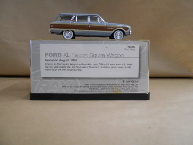 TRAXTR38C Ford XL Falcon Squire Wagon Emu Grey 1:43