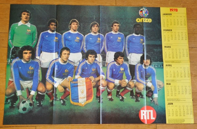 Miroir du Football n°276. équipe France, Coupe Europe Eindhoven, Poster