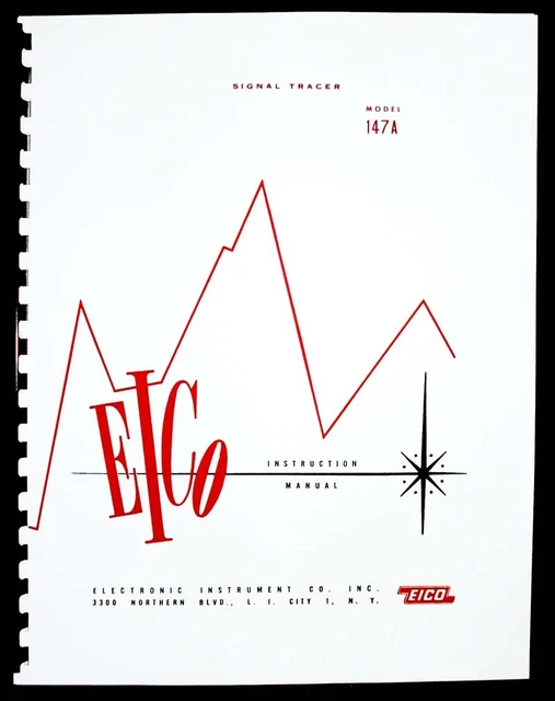 Eico Model 145 Multi-signal Tracer User Manual