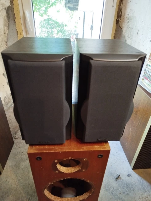 Enceintes KENWOOD LS-26 70W - Pack 2 Enceintes Acoustiques Vintage Avec Fil