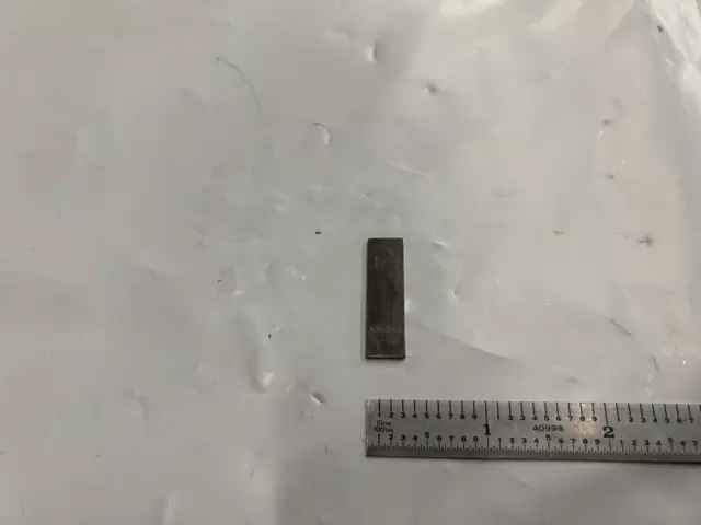 1.12mm Mitutoyo Steel Rectangular Gauge Gage Block