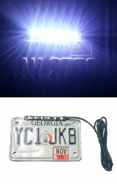 License Plate Light Assemblies, Lighting & Lamps, Motorcycle