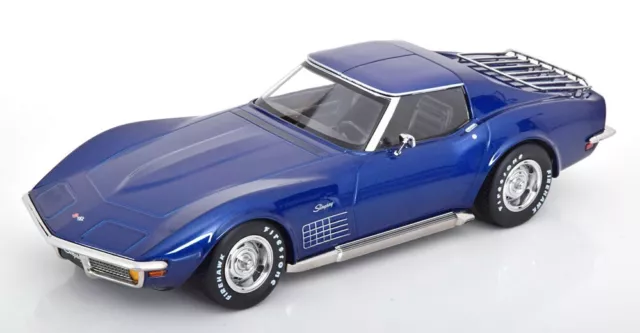 Chevrolet Corvette C3 1972 blaumetallic 1:18 KK Scale KKDC181222