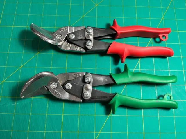 Crescent Wiss 2 Piece MetalMaster Offset Aviation Snips Including M6R & M7R