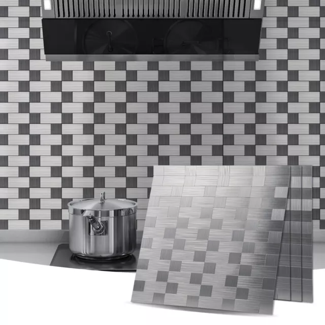 Art3d 10 Pieces Peel and Stick Kitchen Backsplash Tiles Self Adhesive Tile