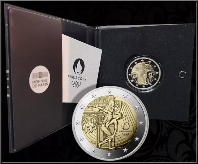 2 EUROS B.E 2022 Olympic Games Paris 2025 Complete Box 61.99 PicClick