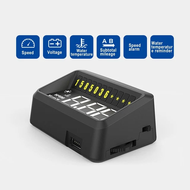 Tachimetro GPS digitale for auto HUD Head-Up Display con