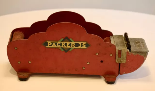 Vintage 1950s Packer 3S Industrial Tape Dispenser for Gummed Paper Tape