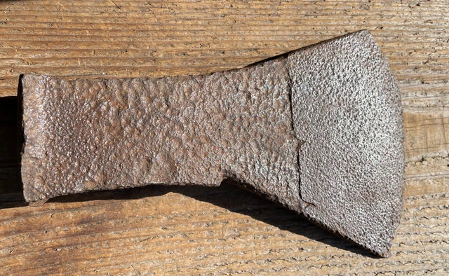 Rare Amazing Original Rev War 18th Century English Square Poll Felling Axe Head