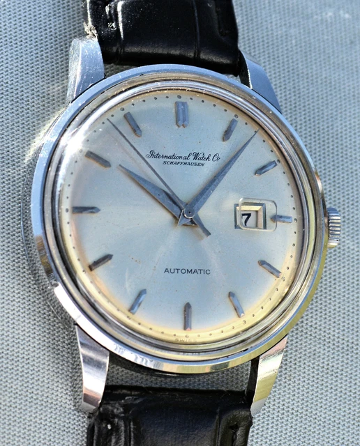 Montre Automatique Vintage Jaques Caral - Années 70/80 - Boîtier Acier 35mm, Cadran Blanc/noir - Rare