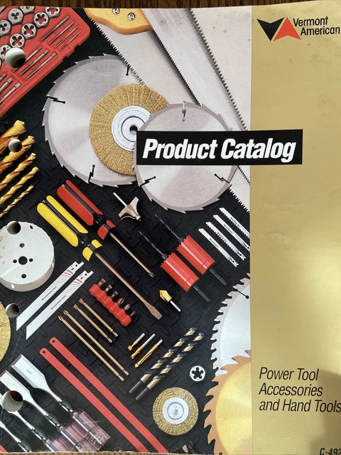 1992 Vermont American product Dealer's Catalog and price list Book