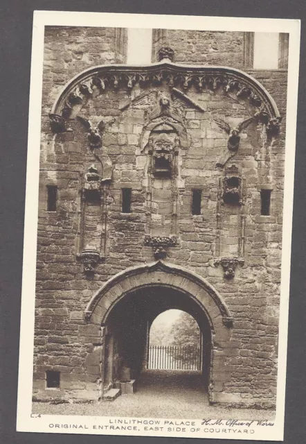 Linlithgow Palace Original Entrance East Side of Courtyard John Swain & Son